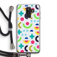 8-bit N°1: Samsung Galaxy J8 (2018) Transparant Hoesje met koord