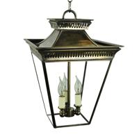 Limehouse Antieke hanglamp Pagoda M 3-lichts 492BP3