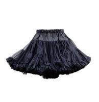 Kids Petticoat Model 715 Black -19 inch (48 cm)/17 inch (43 cm)
