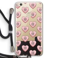 Chicks before dicks: Huawei Ascend P8 Lite (2017) Transparant Hoesje met koord