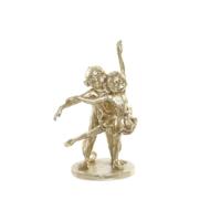 Decoratieve figuren DKD Home Decor FZ-95015 Gouden Koloniaal Aap Overalls 18,5 x 11,2 x 29,5 cm