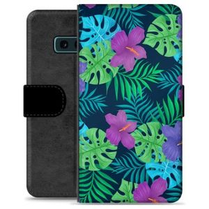 Samsung Galaxy S10e Premium Wallet Hoesje - Tropische Bloem