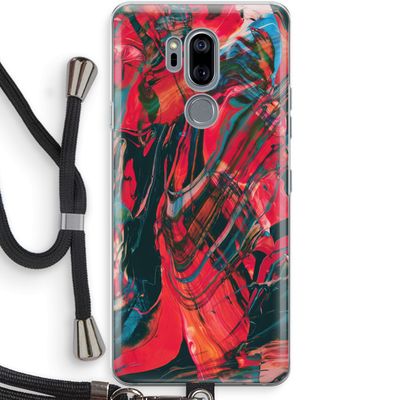 Endless Descent: LG G7 Thinq Transparant Hoesje met koord