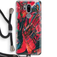 Endless Descent: LG G7 Thinq Transparant Hoesje met koord