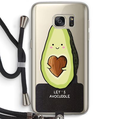 Avocuddle: Samsung Galaxy S7 Transparant Hoesje met koord