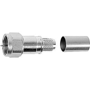 Telegärtner 100025618 100025618 F-connector Stekker, recht 75 Ω 1 stuk(s)