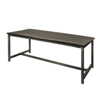 Tower Living Eettafel 'Paterno' kleur Zwart, 240 x 100cm