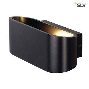 SLV OSSA R7s Zwart wandlamp