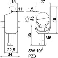 OBO Bettermann 1187214 Beugelklem 1 stuk(s) - thumbnail