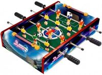 Jonotoys tafelvoetbalspel 35 cm hout blauw - thumbnail