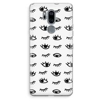 Eye pattern #2: LG G7 Thinq Transparant Hoesje