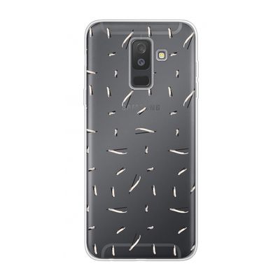 Hipster stripes: Samsung Galaxy A6 Plus (2018) Transparant Hoesje