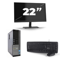 Dell Optiplex 9010 SFF - Intel Core i5-3e Generatie - 8GB RAM - 256GB SSD - Windows 10 + 1x 22 inch Monitor