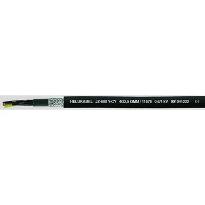 HELU OZ-600-Y-CY Stuurstroomkabel 2 x 1 mm² Zwart 11516-500 500 m