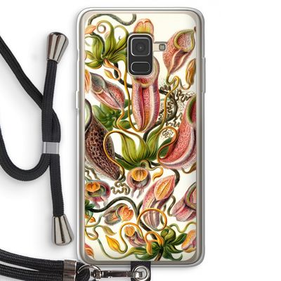Haeckel Nepenthaceae: Samsung Galaxy A8 (2018) Transparant Hoesje met koord