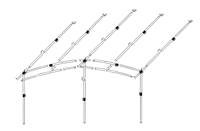 Dorema Frame Voortent Onyx 270 Staal Easygrip 28mm