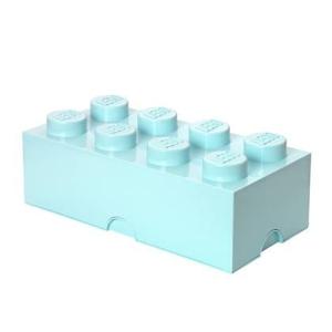 LEGO - Opbergbox Brick 8, Aquablauw - LEGO