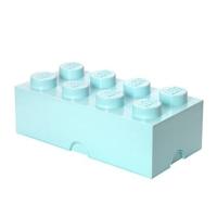 LEGO - Opbergbox Brick 8, Aquablauw - LEGO