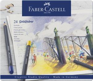 Faber Castell fc-114724 kleurpotlood faber-castell goldfaber etui à 24 stuks