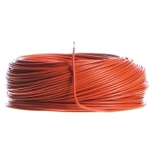 H05V-K 0,75 or Eca  (100 Meter) - Single core cable 0,75mm² orange H05V-K 0,75 or Eca ring 100m