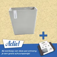 Pot rotterdam witgrijs l50b50h46cm