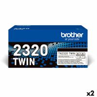 Originele Toner Brother L2300D/L2340DW/L2360DN/L2365DW/L2500/L2700 Zwart (2 Stuks)