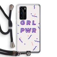 GRL PWR: Huawei P40 Transparant Hoesje met koord