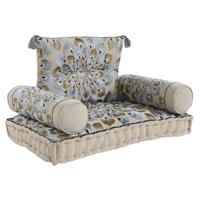 Tuinstoel DKD Home Decor Blauw Beige 90 x 55 x 18 cm - thumbnail