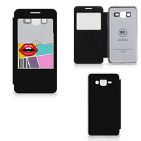 Samsung Galaxy Grand Prime Wallet Case met Pasjes Popart Princess - thumbnail