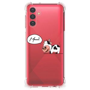 Samsung Galaxy A13 5G | A04s Stevig Bumper Hoesje Cow