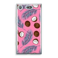 Kokosnoot roze: Sony Xperia XZ1 Compact Transparant Hoesje Kokosnoot roze: Sony Xperia XZ1 Compact Transparant Hoesje