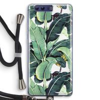 Bananenbladeren: Honor 9 Transparant Hoesje met koord