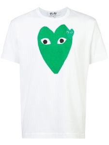 Comme Des Garçons Play t-shirt à logo imprimé - Blanc