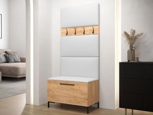 Vestiaire ZION I 1 deur artisan eik/wit