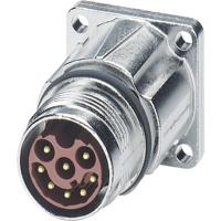 M17 Compact apparaatconnector voorwandmontage 1613286 ST-08P1N8AWQ00S Zilver Phoenix Contact Inhoud: 1 stuk(s)