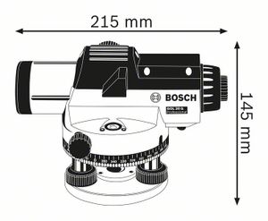 Bosch Blauw GOL 20 G Professional | Optisch Nivelleertoestel | incl. koffer en accessoire-set - 0601068401