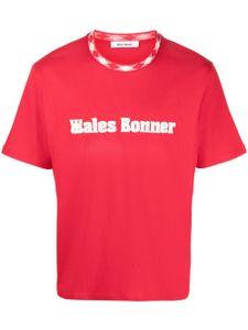 Wales Bonner t-shirt à logo appliqué - Rouge