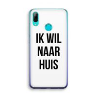 Ik wil naar huis: Huawei P Smart (2019) Transparant Hoesje