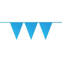 Vlaggenlijn - blauw - 10 meter - kunststof - slingers - Vlaggenlijnen - thumbnail