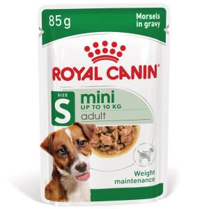 Royal Canin Mini Adult natvoer hond (in saus) 2 dozen (24 x 85 g)