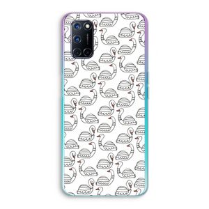 Zwanen: Oppo A52 Transparant Hoesje