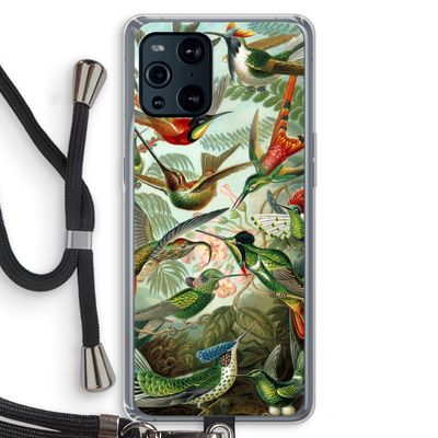 Haeckel Trochilidae: Oppo Find X3 Transparant Hoesje met koord