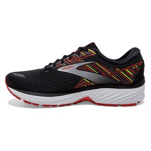 Brooks Defyance 12 hardloopschoenen zwart/rood heren 42