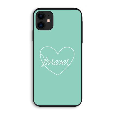 Forever heart pastel: iPhone 11 Biologisch afbreekbaar hoesje