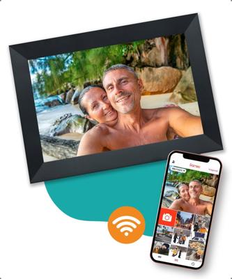 Pora&Co Digital Photo Frame 10 inch Black