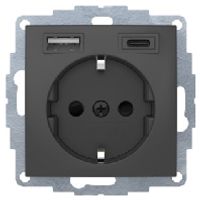 48041606  - Socket outlet protective contact 48041606 - thumbnail