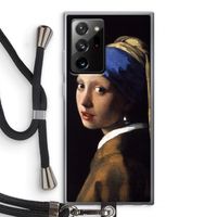 The Pearl Earring: Samsung Galaxy Note 20 Ultra / Note 20 Ultra 5G Transparant Hoesje met koord