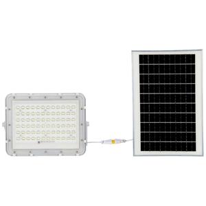 V-TAC VT-120W 7844 LED-schijnwerper, Zonne-energiemodule 15 W Neutraalwit Wit