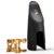 D&apos;Addario Woodwinds HBS1G H-Ligature & Cap voor tenor/baritonsax (grafonite/metalite/hard rubber),Goud