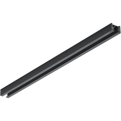 Spanningsrail - Trion Dual - 2 Fase - Opbouw - Aluminium - Zwart - 0.5 Meter